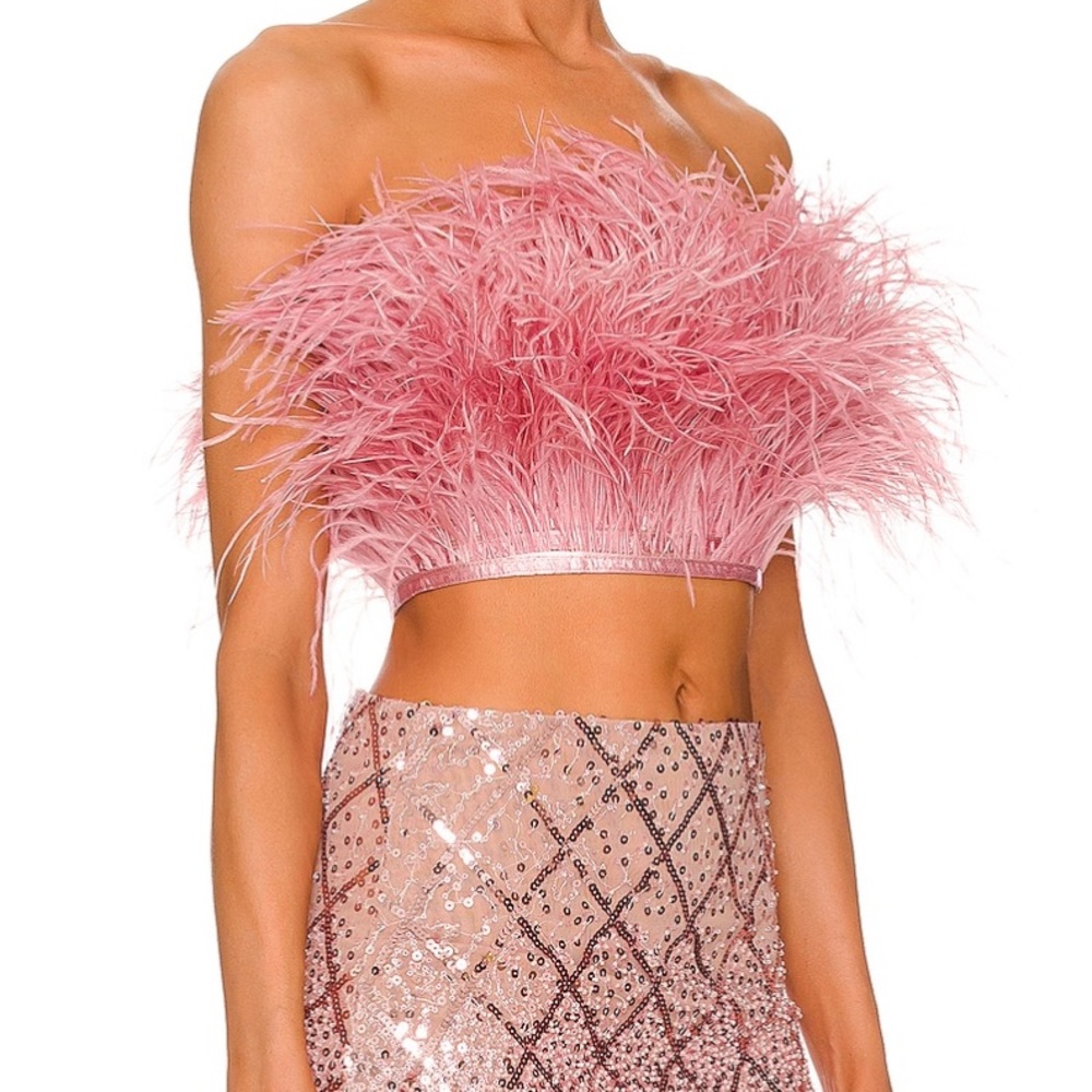 Bronx and Banco set Afiya Feather Top & Coco Midi Skirt ✨🩷